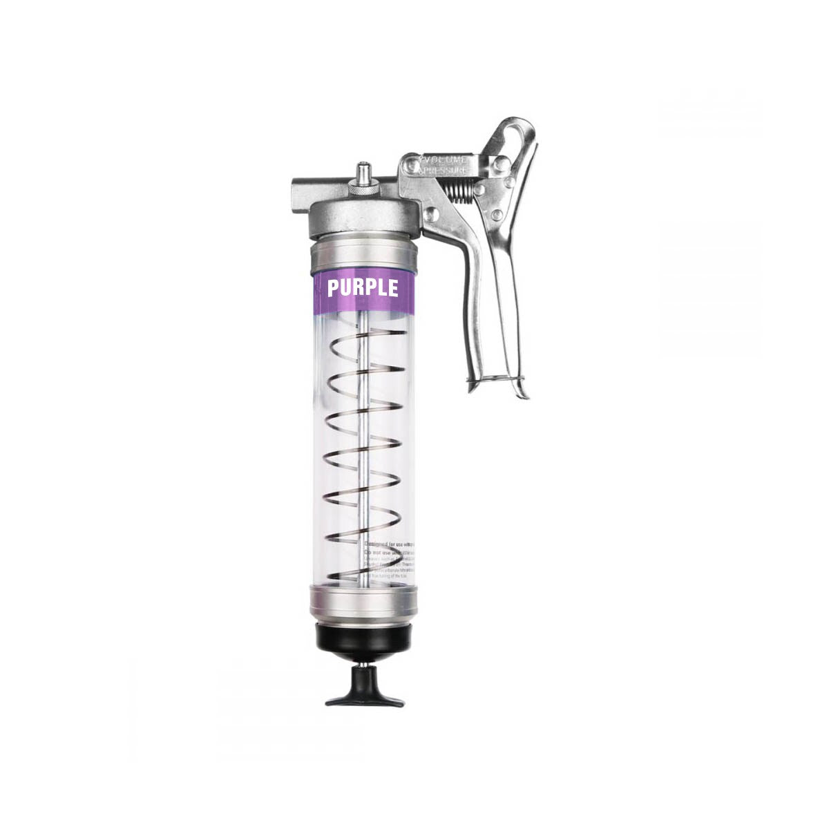 OilSafe® Pistol Grip GG Clear - Purple - High Volume, High Pressure, Cold Weather Design (SKU: 350407)