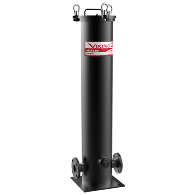 High-Flow Carbon Steel Fuel Filter Housing for Gasoline, Ethanol Blends, Diesel – Viking 2F Series High-Flow Commercial Series – Cim-Tek Viking 2F –  (SKU: 40189) - Innoflo Solutions Inc.