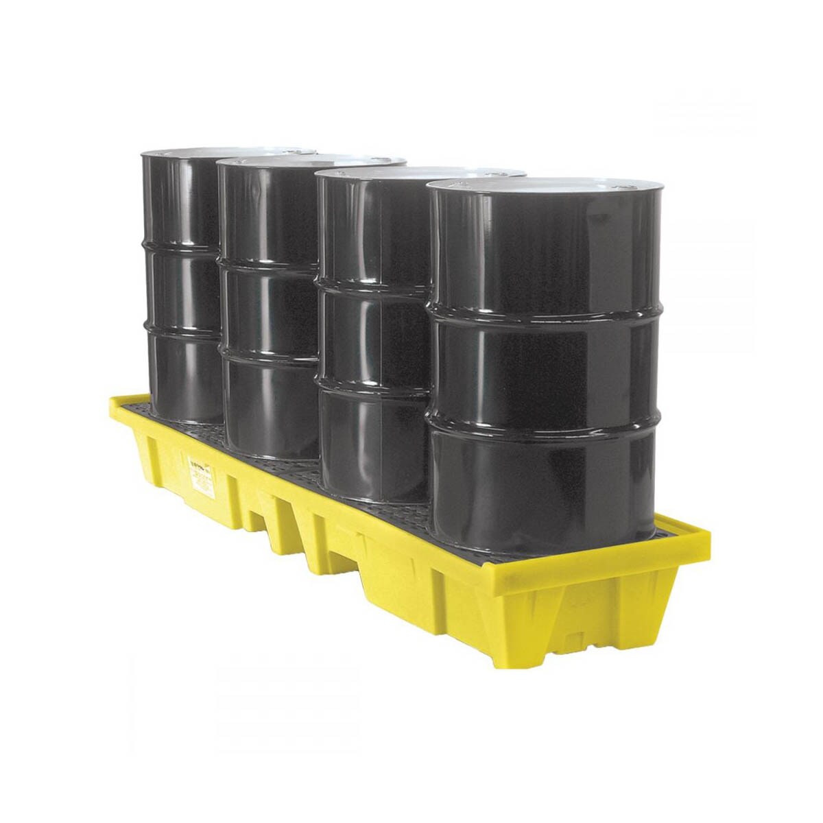 OilSafe® Spill Pallet – 4 Drum – Low Profile – In Line (SKU: 450614-IL)