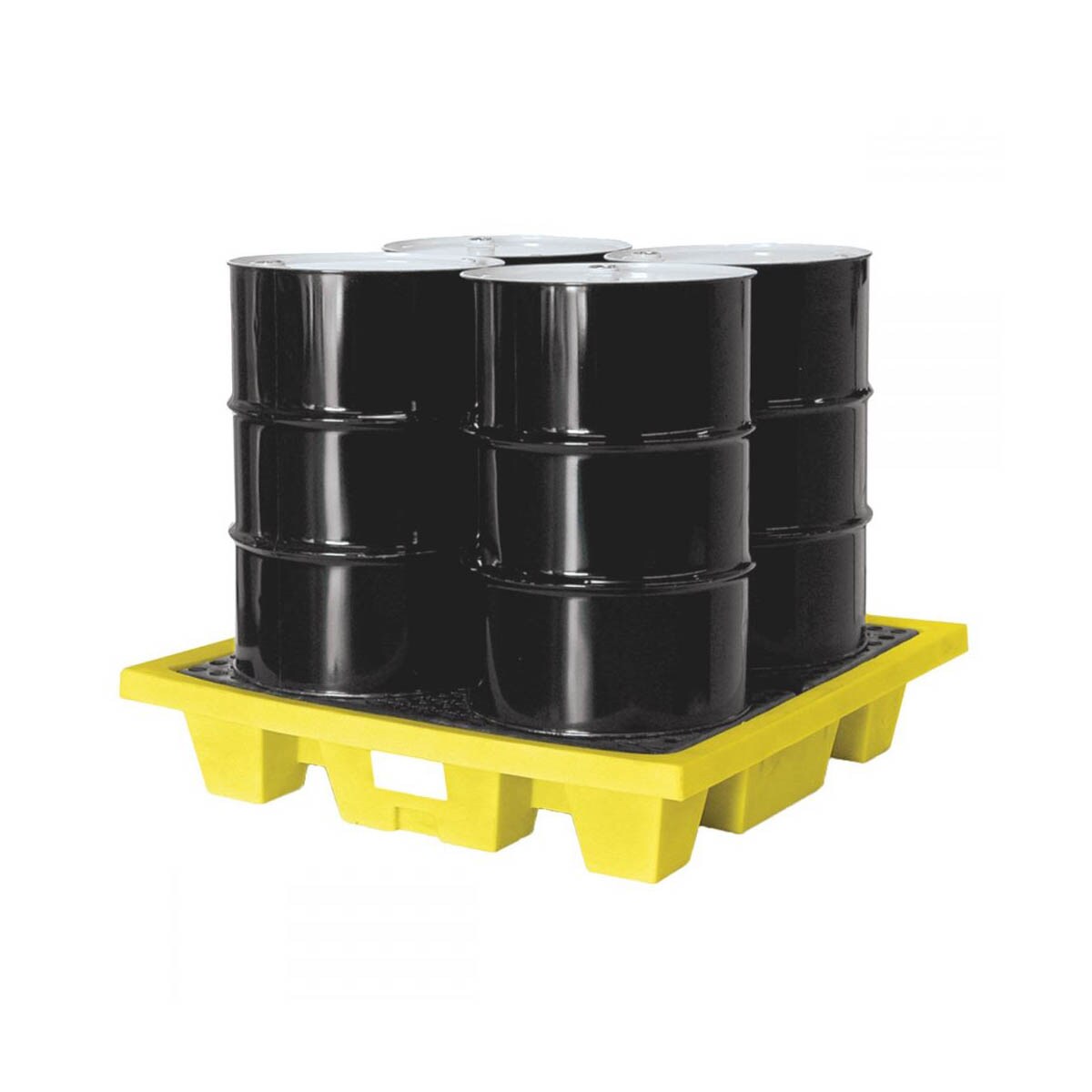 OilSafe® Spill Pallet – 4 Drum – Low Profile – Square (SKU: 450614-LP)