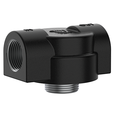 Cast Iron Mounting Adapter for Petroleum Filter Series 200A, 250A, and 260A – Heavy-Duty Durable Fuel Filter Base – Cim-Tek  (SKU: 50004) - Innoflo Solutions Inc.