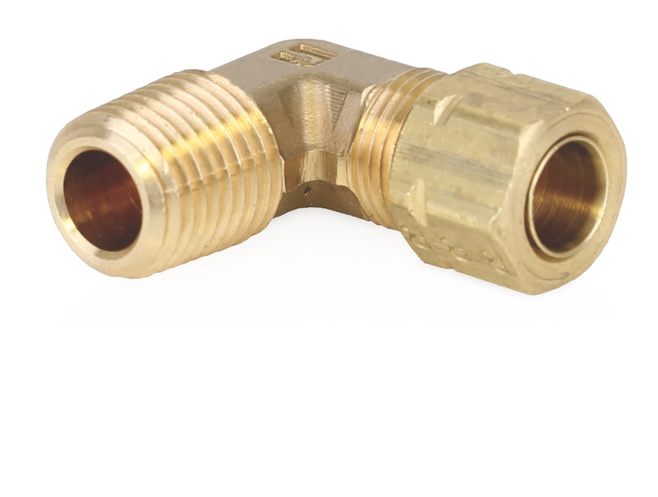 GRACO Brass Male Tube Elbows 5/16 in. (7.94 mm) Tube x 1/4 in. (6.35 mm) NPTF (Part No. 556640)