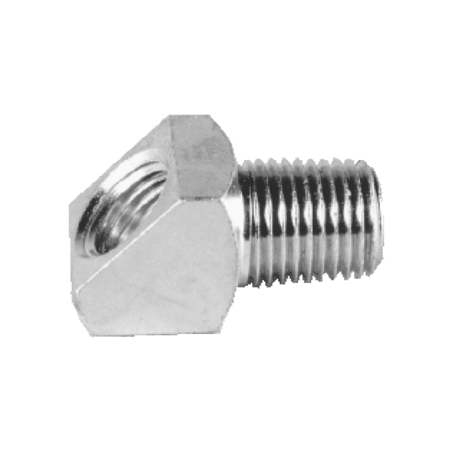 GRACO 45° Street Elbow Tube Fitting - 1/8 NPT Male x 1/8 NPT Female (Part No. 557395)