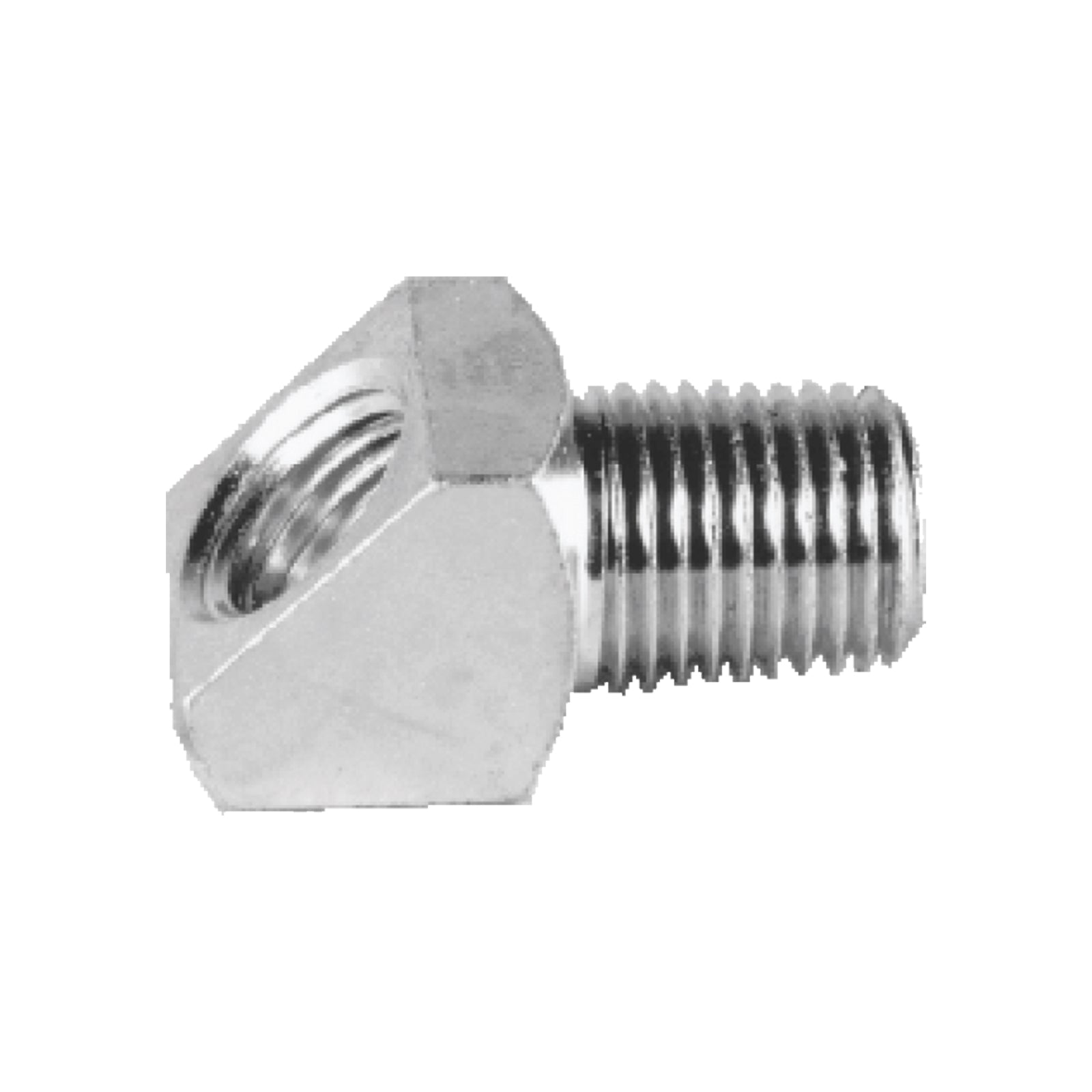 GRACO 45° Street Elbow Tube Fitting - 1/8 NPT Male x 1/8 NPT Female (Part No. 557395)