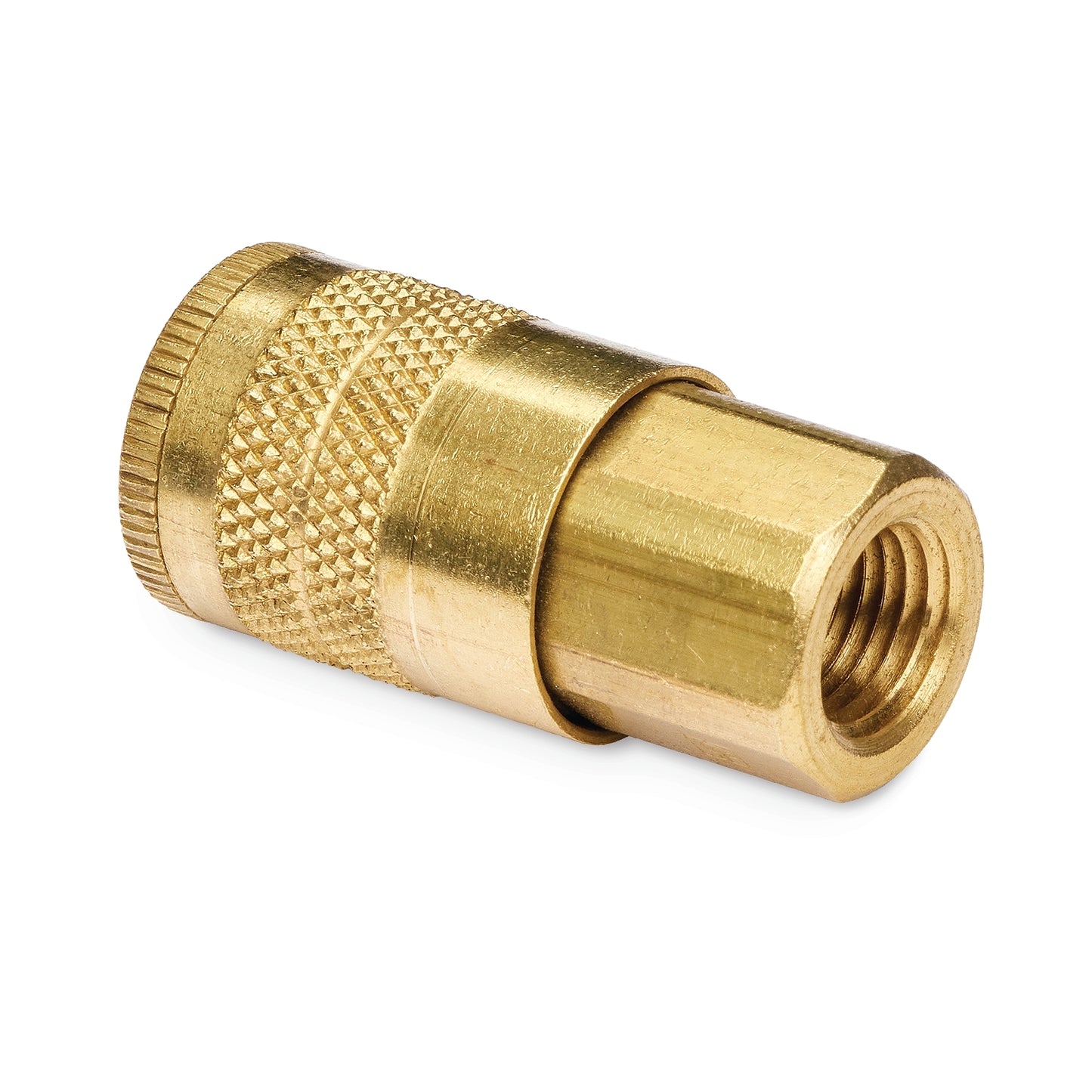 GRACO Mating Coupler for Grease Fill Stud on Trabon™ Reservoirs, 1/4 in. NPT Female, with Check (Part No. 558906)