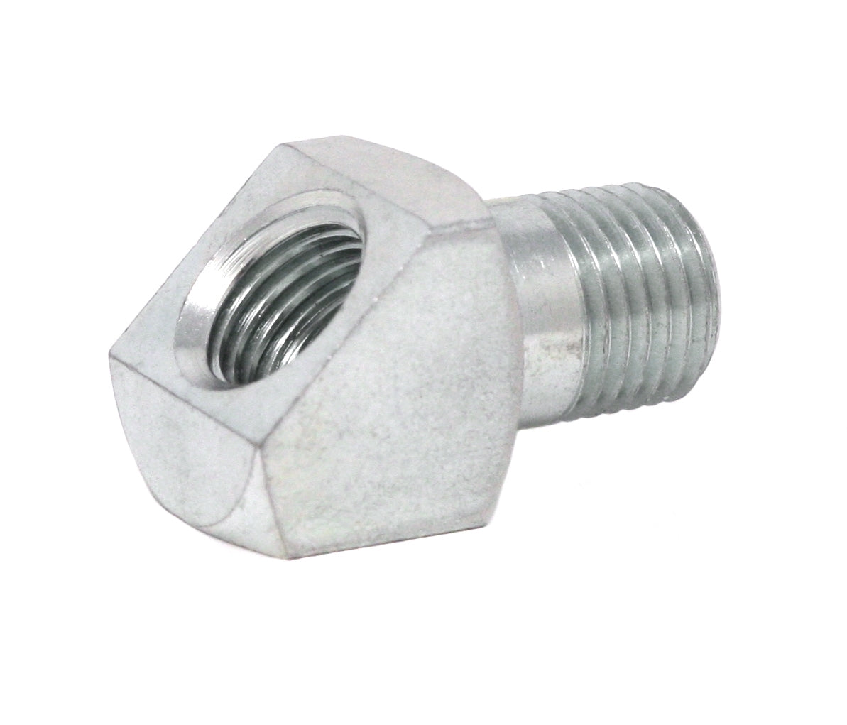 GRACO 45° Street Elbow Pipe Fitting – 1/4 inch Female x 1/4 inch Male, Steel (Part No. 560532)