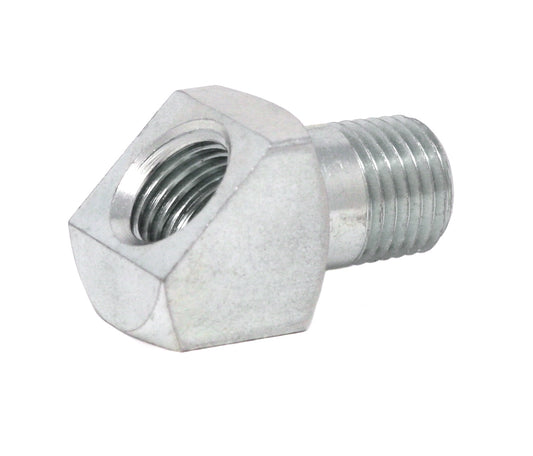 GRACO 45° Street Elbow Pipe Fitting – 1/4 inch Female x 1/4 inch Male, Steel (Part No. 560532)