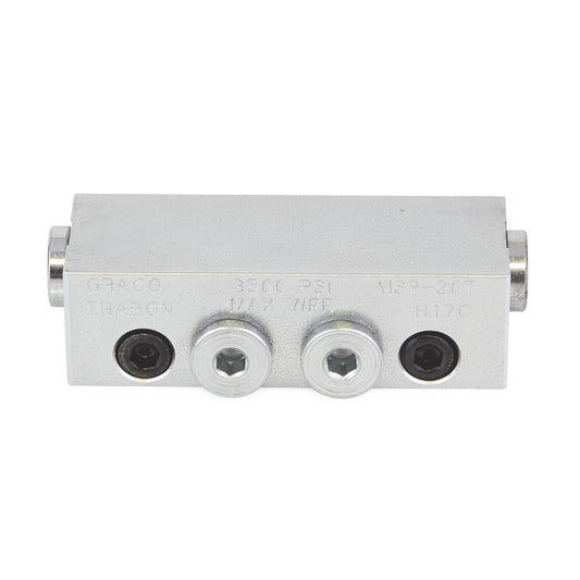 GRACO Trabon® MSP Stainless Steel Modular Divider Valve - MSP-10S-SS - 0.020 in³ (0.33 cm³) (Part No. 562755)