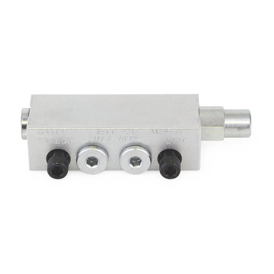 GRACO Trabon MSP Modular Divider Valve with Right Cycle Pin - MSP-35T - 0.035 in³ (0.57 cm³) (Part No. 562742)