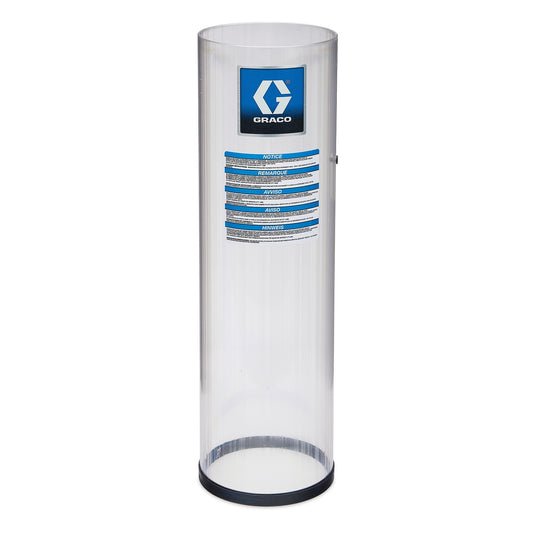 GRACO 20 pt./lb. Plastic Replacement Reservoir Assembly, 6 in OD x 20 in long (Part No. Not specified)