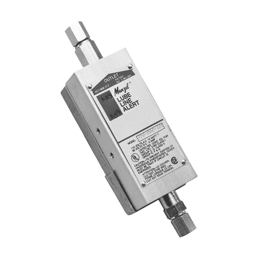 GRACO Lube-Line Alert - N.C. Configuration w/Check Valves for 1/4 inch O.D. Tube, Standard Spring (installed), w/ Light Spring (Part No. 563030)