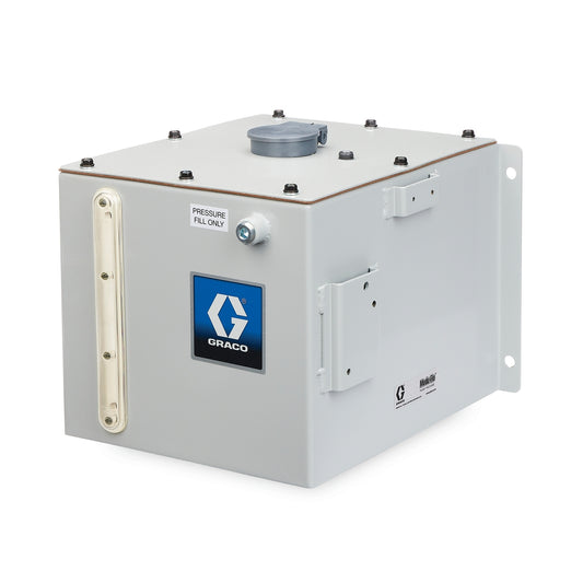 GRACO 24 pt. (11.36 liter) Rectangular Oil Reservoir - Metal (Part No. 563320)