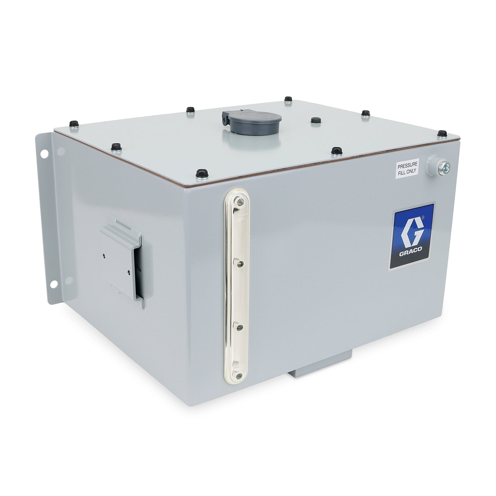 GRACO 40 pt. (18.93 liter) Rectangular Oil Reservoir - Metal (Part No. 563321)