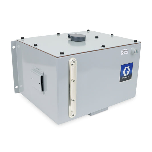 GRACO 40 pt. (18.93 liter) Rectangular Oil Reservoir - Metal (Part No. 563321)