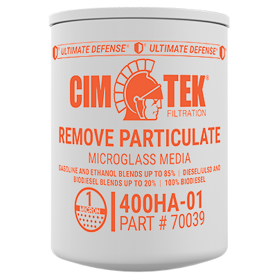 1 Micron Microglass Particulate Fuel Filter for Gasoline, Ethanol Blends, Diesel – High-Flow Commercial Series – Cim-Tek 400BHA-01 –  (SKU: 70039) - Innoflo Solutions Inc.