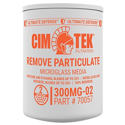 2 Micron Microglass Particulate Spin-On Fuel Filter for Gasoline, Ethanol Blends, Diesel, Biodiesel – High-Flow Commercial Series – Cim-Tek 300MG-02 –  (SKU: 70057) - Innoflo Solutions Inc.
