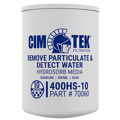 10 Micron Hydrosorb Water and Particulate Spin-On Fuel Filter for Gasoline, Ethanol Blends, Diesel – High-Flow Commercial Series – Cim-Tek 400HS-10 –  (SKU: 70060) - Innoflo Solutions Inc.