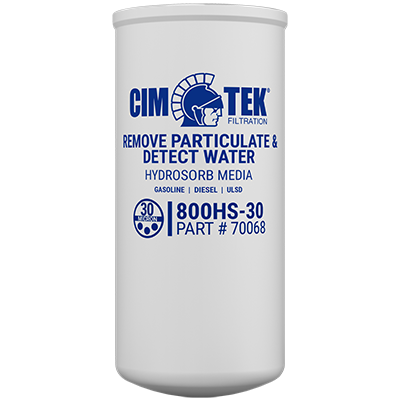 30 Micron Hydrosorb Spin-On Fuel Filter for Gasoline, Ethanol Blends, Diesel – High-Flow Commercial Series – Cim-Tek 800HS-30 –  (SKU: 70068) - Innoflo Solutions Inc.
