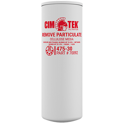 30 Micron Cellulose Particulate Spin-On Fuel Filter for Gasoline, Ethanol Blends, Diesel – High-Flow Commercial Series – Cim-Tek 475XL-30 –  (SKU: 70092) - Innoflo Solutions Inc.