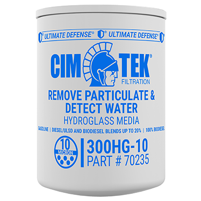 10 Micron Hydroglass Spin-On Fuel Filter for Gasoline, Ethanol Blends, Diesel – High-Flow Commercial Series – Cim-Tek 300HG-10 – SKU  (SKU: 70235) - Innoflo Solutions Inc.
