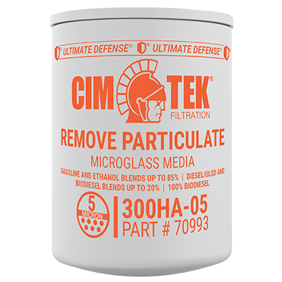 5 Micron Microglass Particulate Fuel Filter for Gasoline, Ethanol Blends, Diesel – High-Flow Commercial Series – Cim-Tek 300HA-05 – SKU  (SKU: 70993) - Innoflo Solutions Inc.