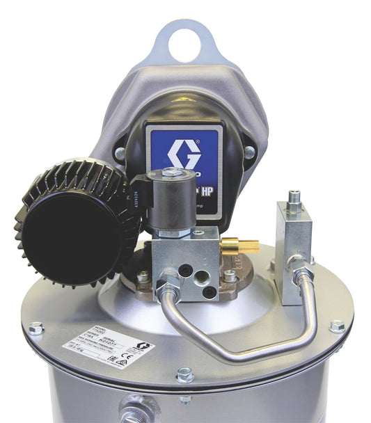 GRACO Electric Dyna-Star® 24 VDC HP Injector Module with Pump, Tube-in-Tube, Vent Valve, Low-Level, Cover, Tank, AFSO for 90 lb (41 kg) Reservoir (Part No. 77X203)