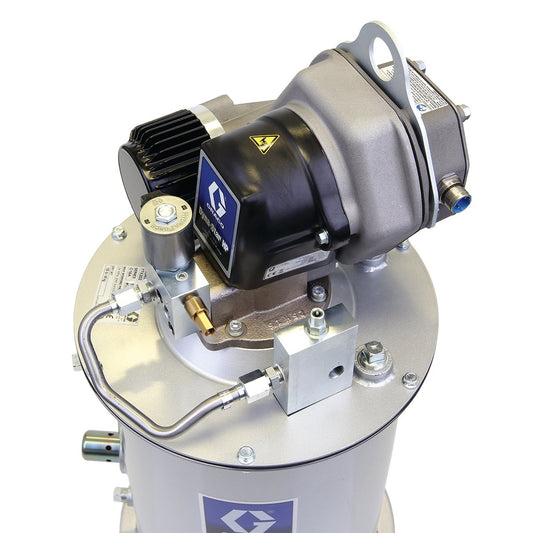 GRACO Electric Dyna-Star® 24 VDC HP Injector Module with Pump, Tube-in-Tube, Vent Valve, Low-Level, Cover, Tank, AFSO for 60 lb (27 kg) Reservoir (Part No. 77X202)