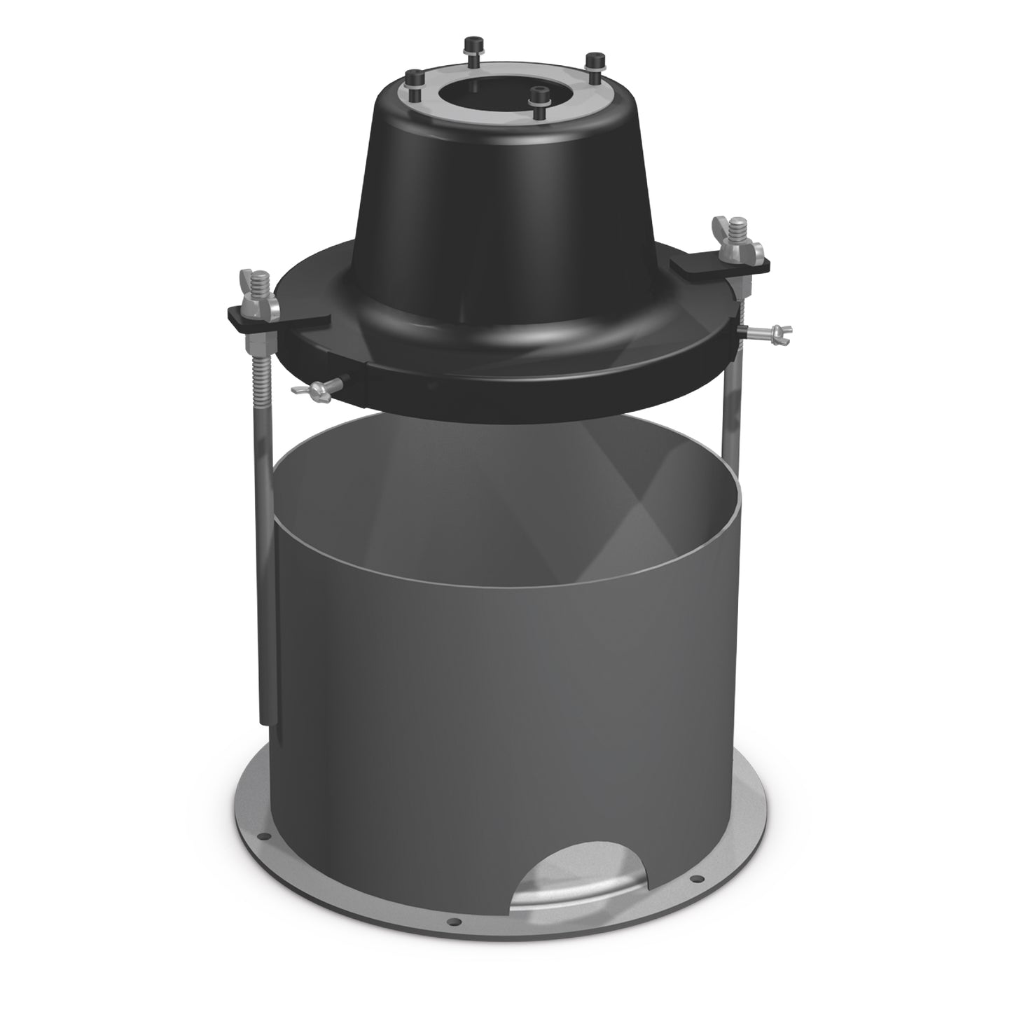 GRACO 35 lb. (16 kg.) Pail Cover - Cylinder, Tie-Rods, Base to Convert 60 lb. (27 kg.) Length to 35 lb. (16 kg.) Bucket (Part No. 77X513)