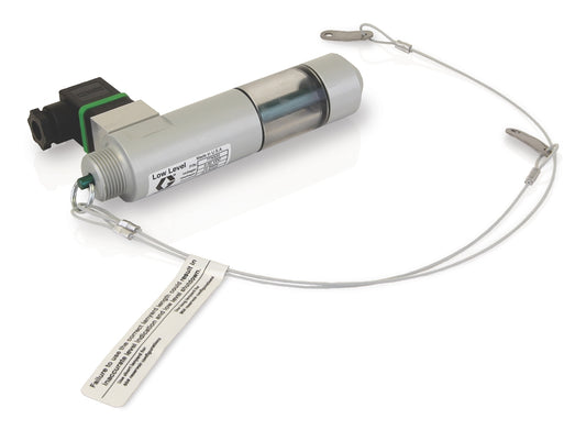 GRACO Low-Level Kit Sight Glass, Electric Low-Level Switch, Cable, 3/4 in. NPT(m) Thread Mount (Part No. 77X522)