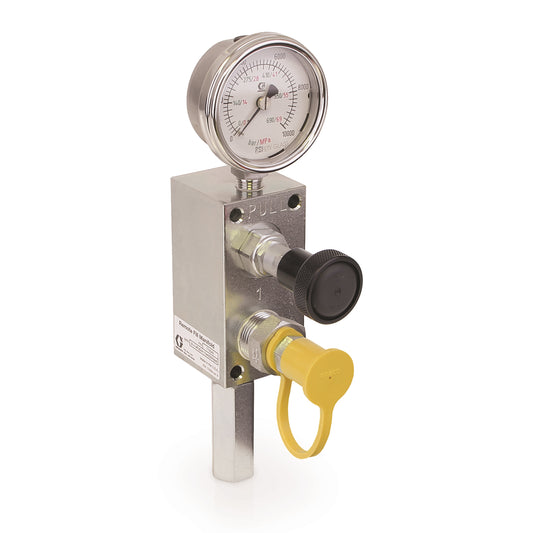 GRACO Remote-Fill Port Manifold with Vent for use with Auto-Fill Shut-Off Option Lubrication Pumps (Part No. 77X542)