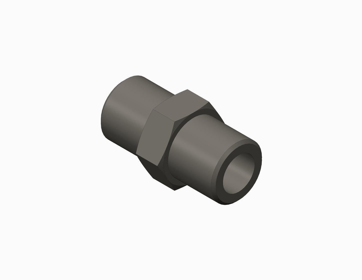 GRACO Fitting, Pipe, Nipple, Hex, 3/8 x 3/8 NPT (Part No. 8462-17)