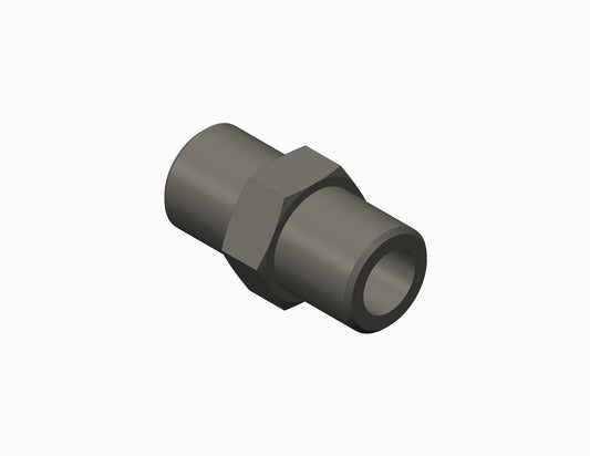 GRACO Fitting, Pipe, Nipple, Hex, 3/8 x 3/8 NPT (Part No. 8462-17)