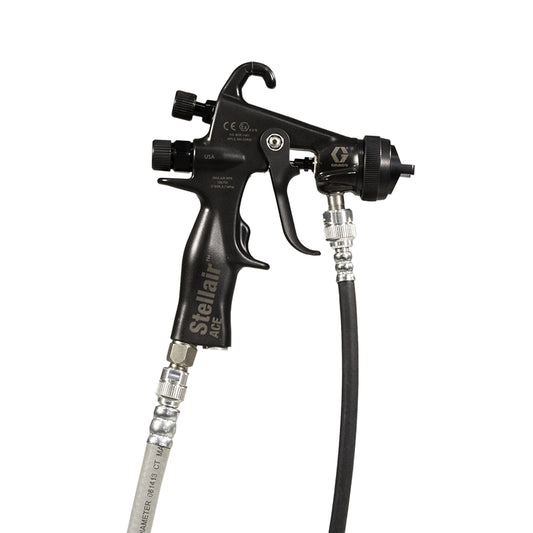 GRACO Stellair ACE Air Spray Gun with Hose, .070 in (1.8 mm) Nozzle Size (Part No. 2005976)