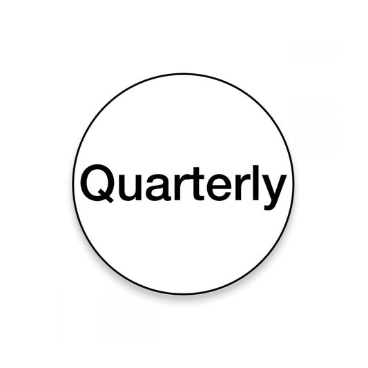 OilSafe® GFP Label Kit – Frequency – Quarterly (SKU: 900483)