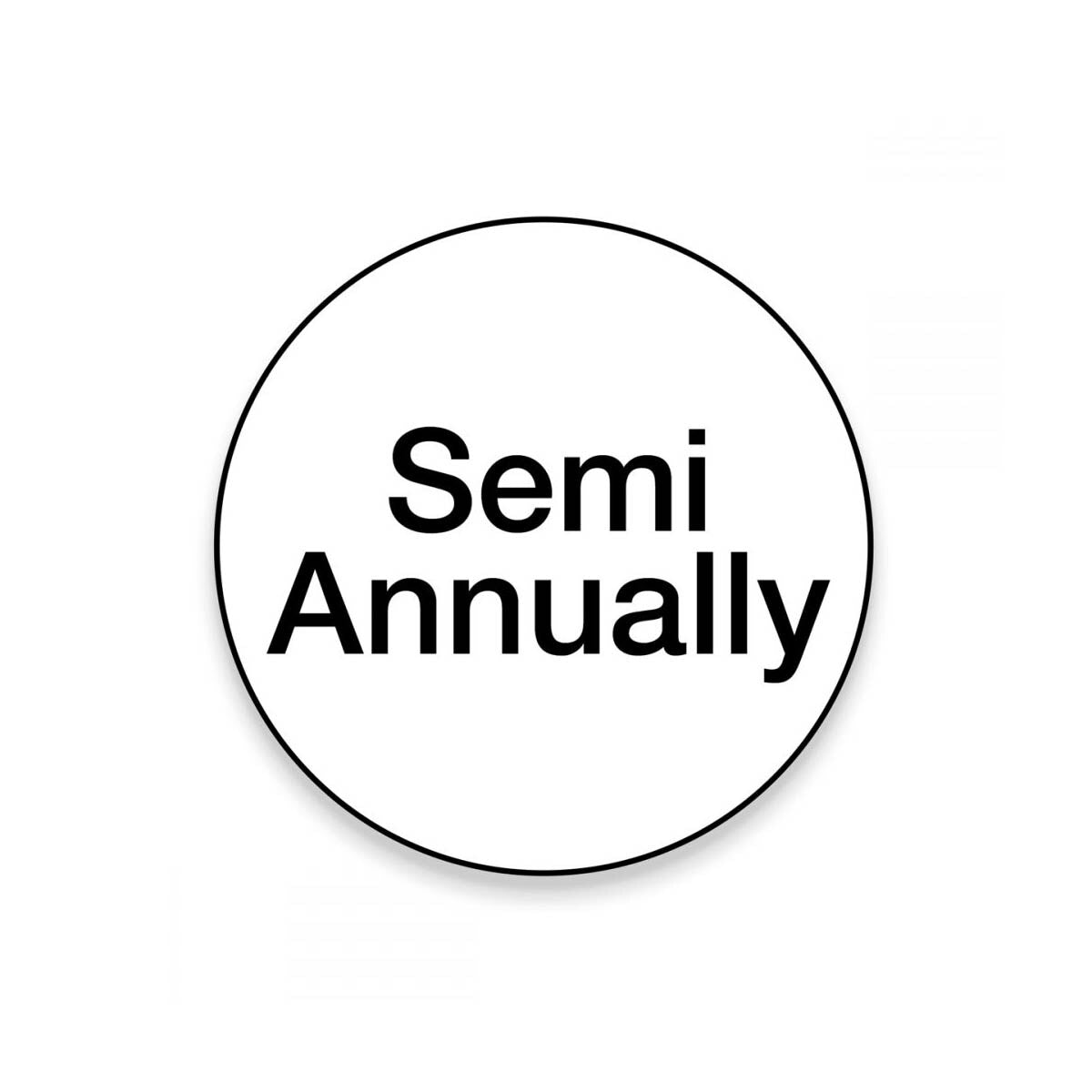 OilSafe® GFP Label Kit – Frequency – Semi Annually (SKU: 900484)