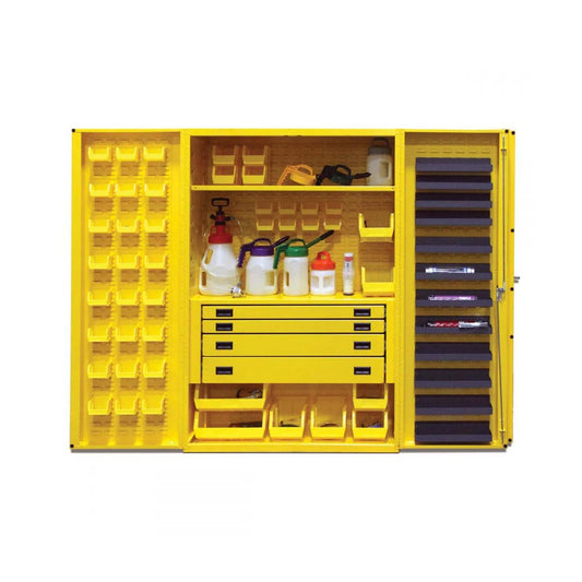 OilSafe® Workshop Storage Cabinet – Large 48"W × 24"D × 72"H (SKU: 930020)