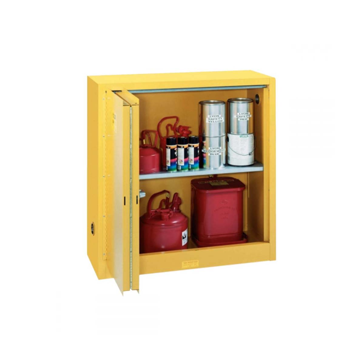 OilSafe® Fluid Safety Cabinet – 30 Gallon, Self-Closing Door (SKU: 930700)