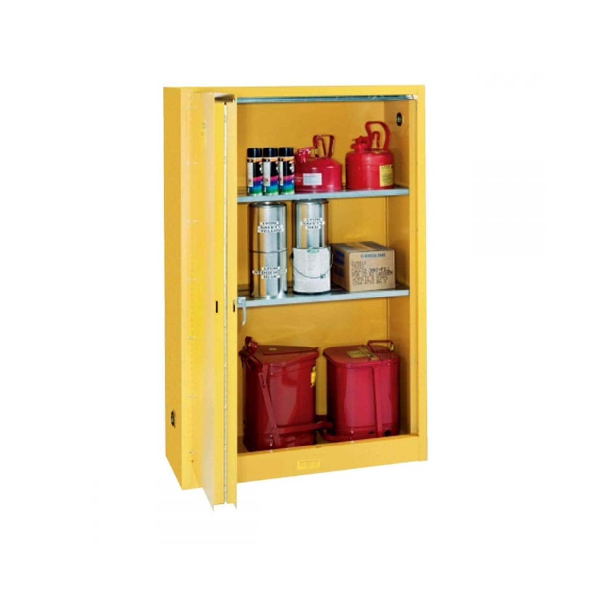 OilSafe® Updated – Fluid Safety Cabinet (45G) – Self Closing Door 43"W x 18"D x 66.5"H (SKU: 930710)