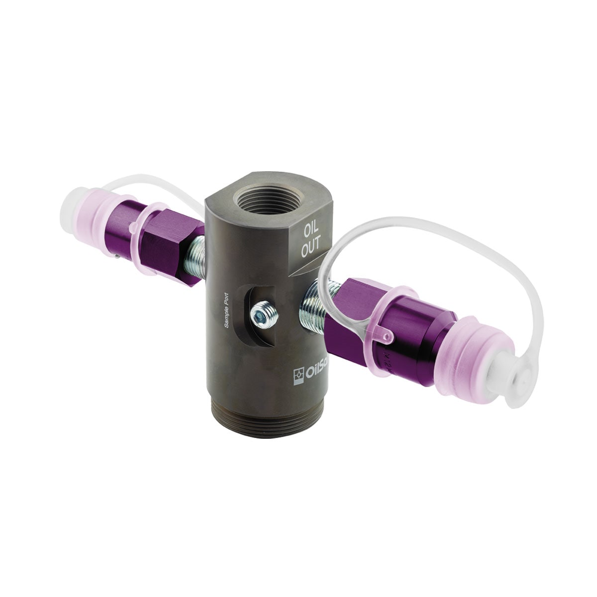 OilSafe® Drum Adapter – Purple Male Disconnects Only (SKU: 960PLM)