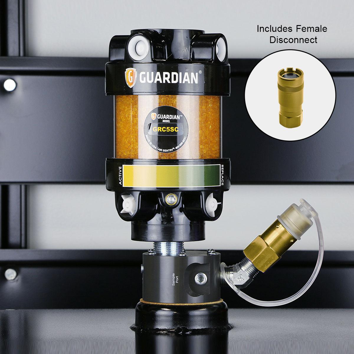 OilSafe® Reservoir Adapter – Beige Male & Female Disconnects (SKU: 961BGMF)