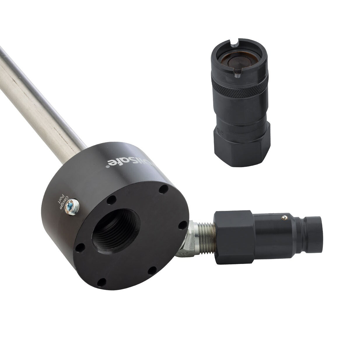 OilSafe® Reservoir Adapter – Black Male & Female Disconnects (SKU: 961BKMF)