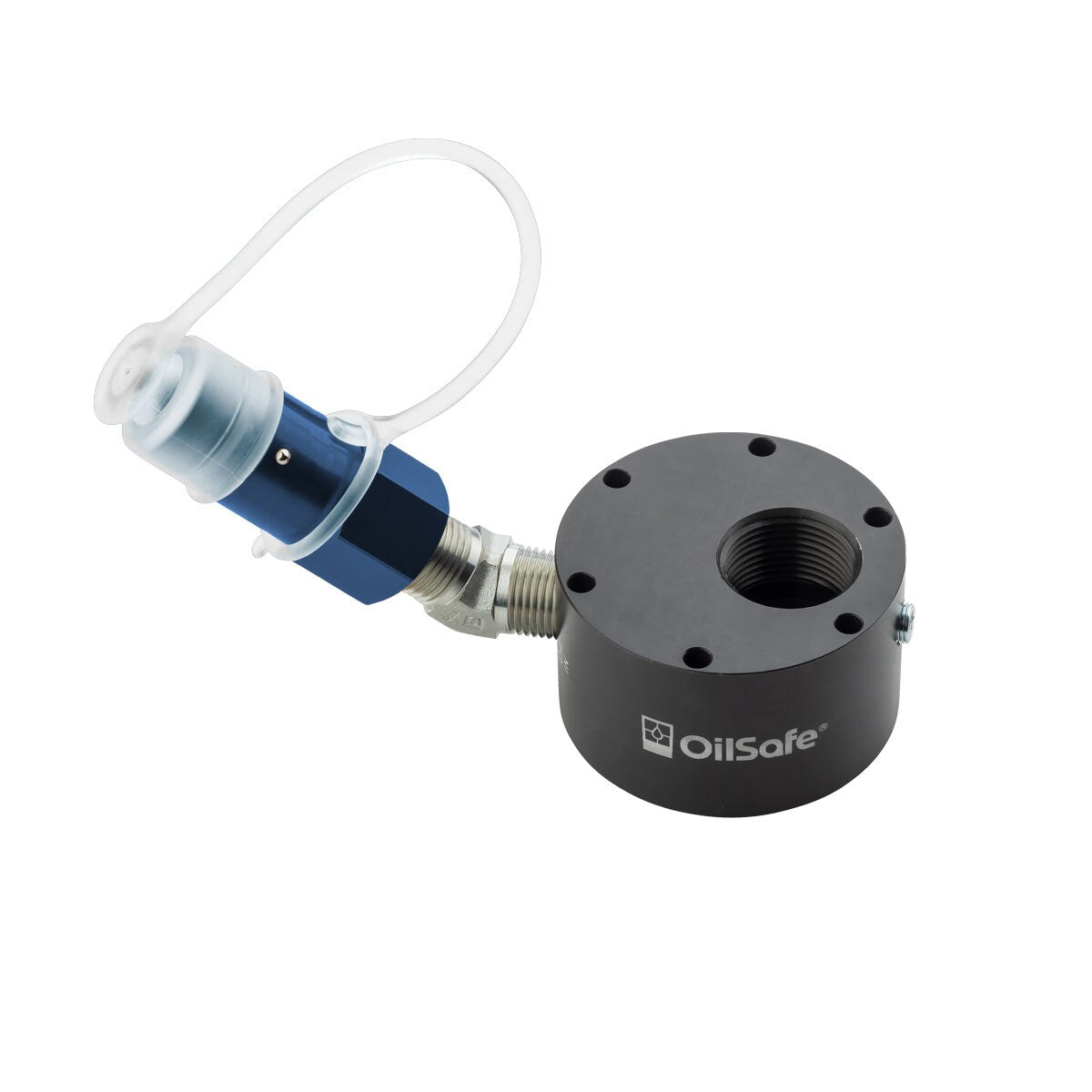 OilSafe® Reservoir Adapter – Blue Male Disconnect Only (SKU: 961BLM)