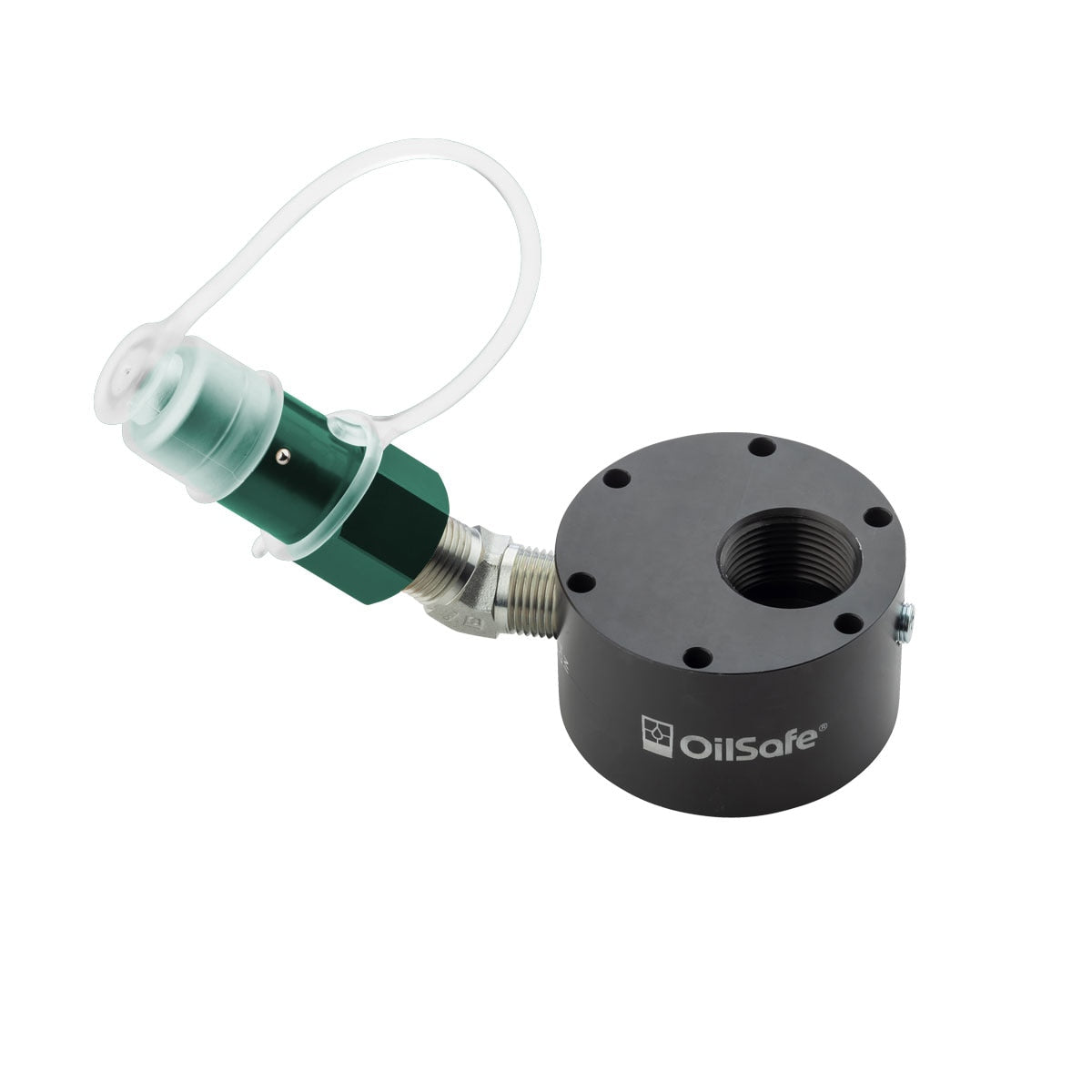 OilSafe® Reservoir Adapter – Dark Green Male Disconnect Only (SKU: 961DGM)