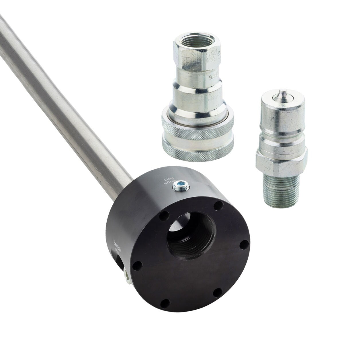 OilSafe® Reservoir Adapter – ISO B Connects Male & Female Disconnects (SKU: 961ISOMF)