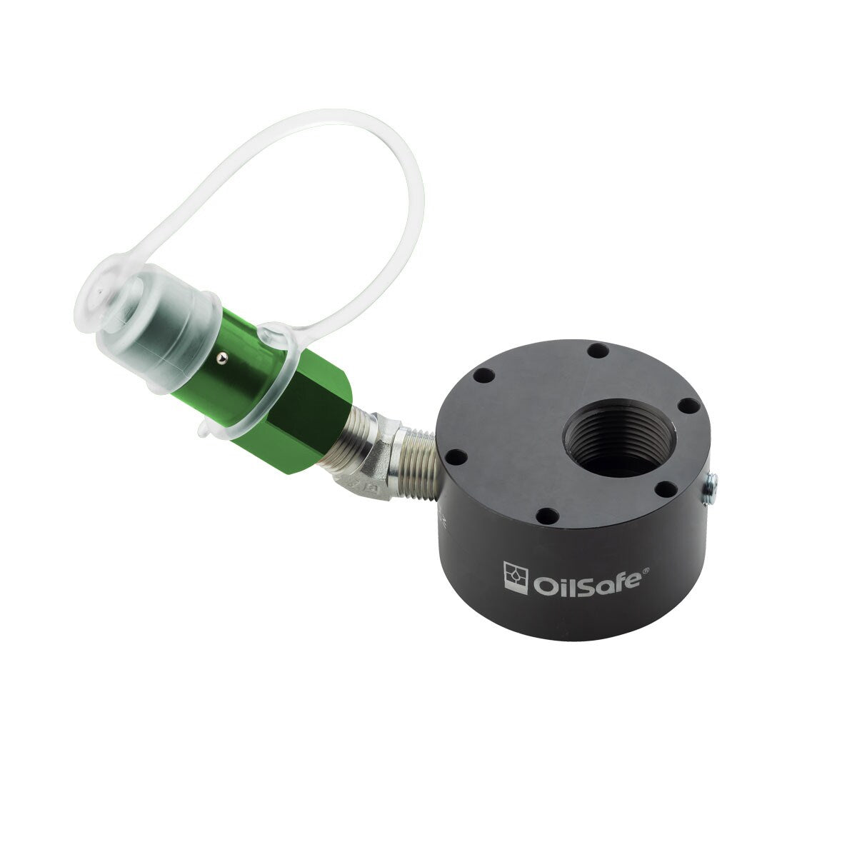 OilSafe® Reservoir Adapter – Mid Green Male Disconnect Only (SKU: 961MGM)