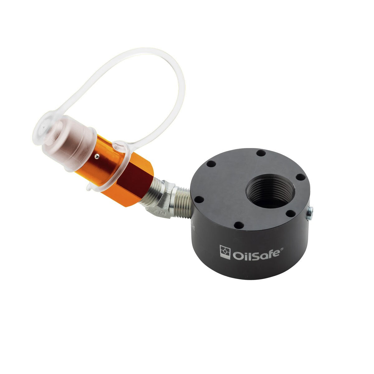 OilSafe® Reservoir Adapter – Orange Male Disconnect Only (SKU: 961ORM)