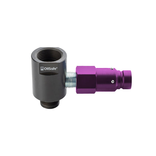 OilSafe® Gear Box Adapter – Purple Male Disconnects – 1/2" Fit (SKU: 96212PLM)