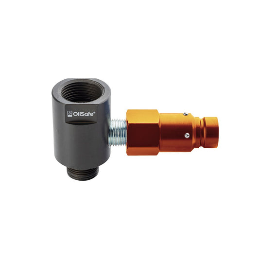 OilSafe® Gear Box Adapter – Orange Male Disconnects – 1" Fit (SKU: 9621ORM)
