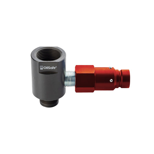 OilSafe® Gear Box Adapter – Red Male Disconnects – 3/4" Fit (SKU: 96234RDM)