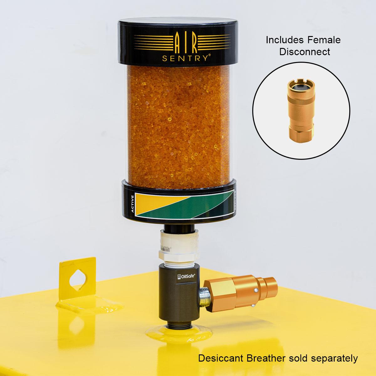 OilSafe® Gear Box Adapter – Yellow Male & Female Disconnects – 3/4" Fit (SKU: 96234YLMF)